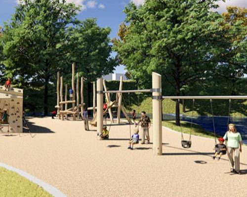 Herron Park rendering of new playground